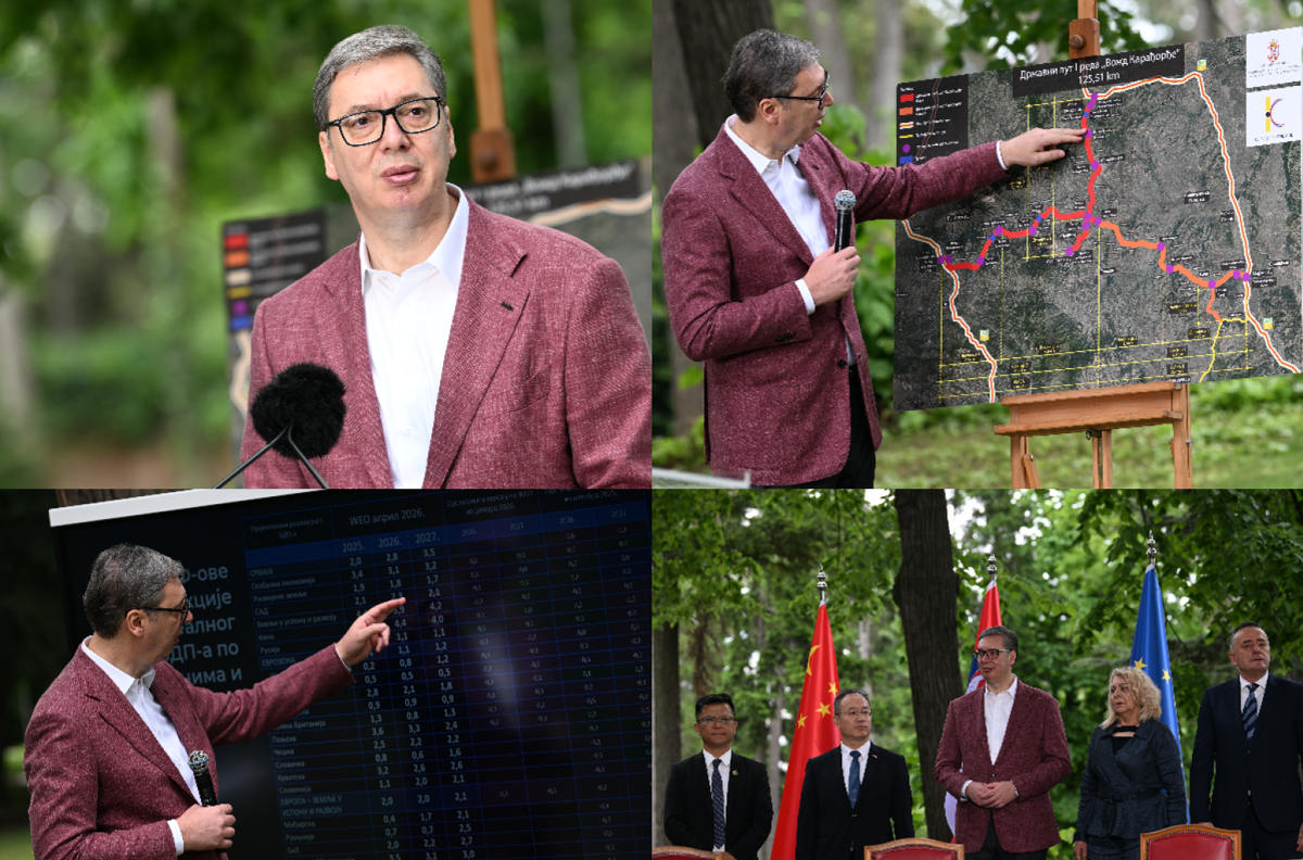 Najvažnije obraćanje od 2012; Predstavljeni impresivni rezultati; "Vožd Karađorđe povezuje Beograd i Šumadiju"