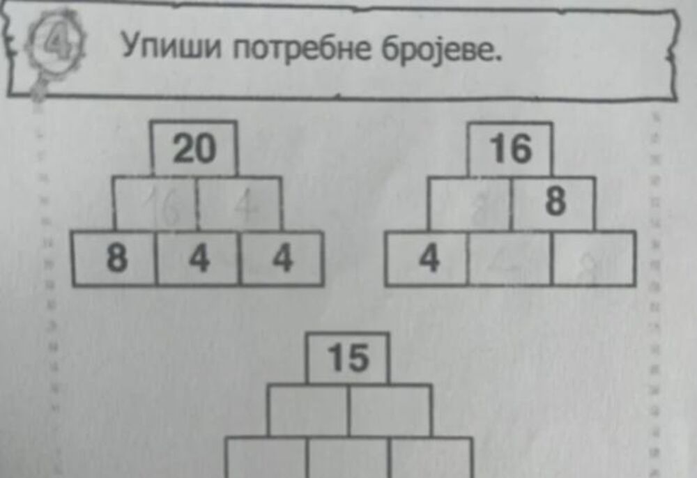 Zadatak iz matematike