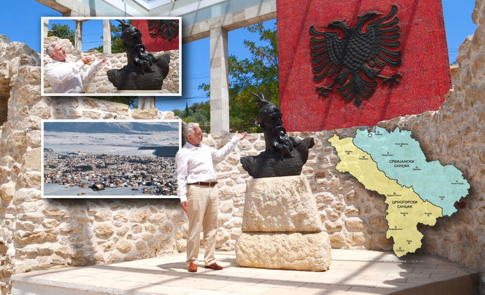 Sandžak, Albanija, Crna Gora, Srbija, granica
