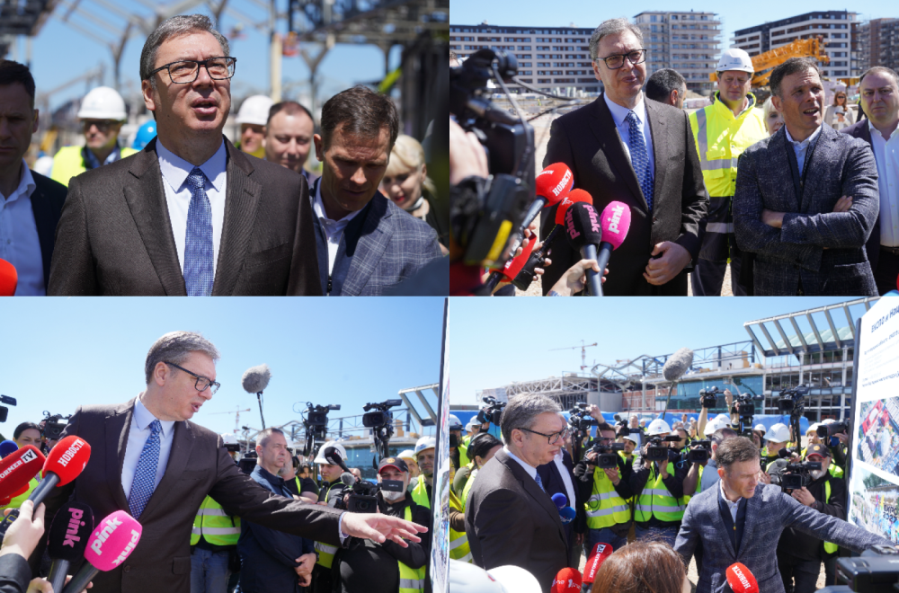 Vučić obišao radove na gradilištu EXPO: "Beograd postaje svet!"; "Desetine predsednika dolazi u Srbiju" VIDEO
