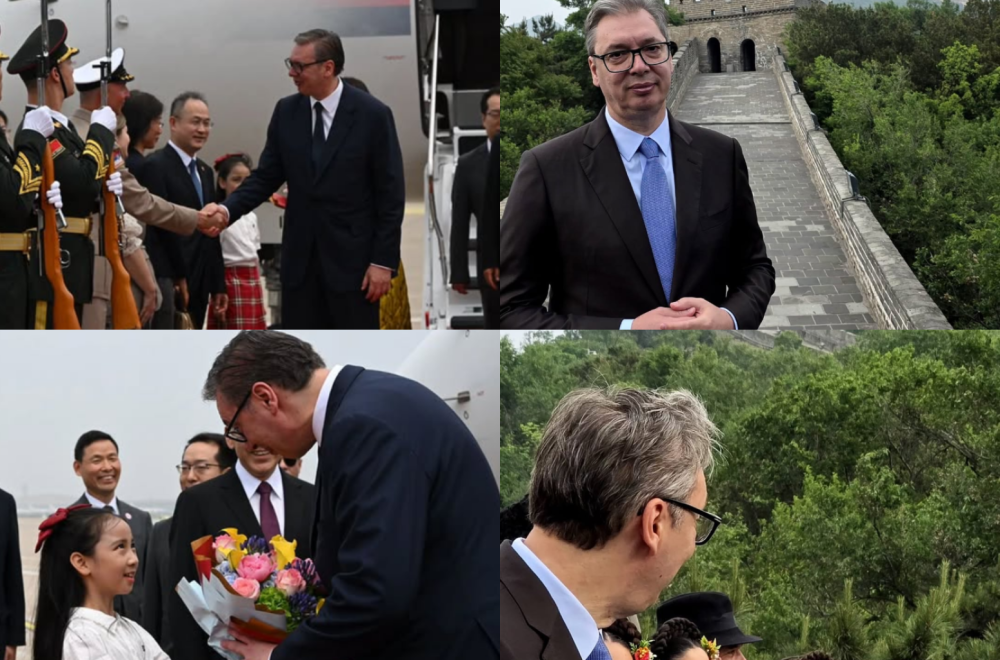 Vučić sa Kineskog zida: "Čelično prijateljstvo Srbije i Kine nije fraza"; "Večeras važni sastanci" FOTO/VIDEO
