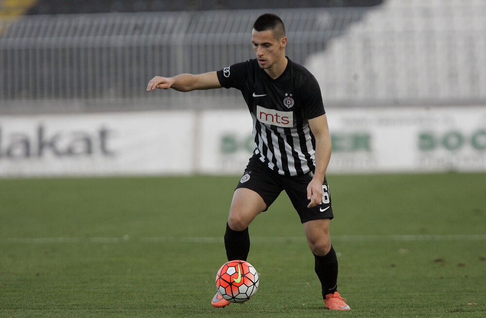 Nemanja Miletić u dresu Partizana