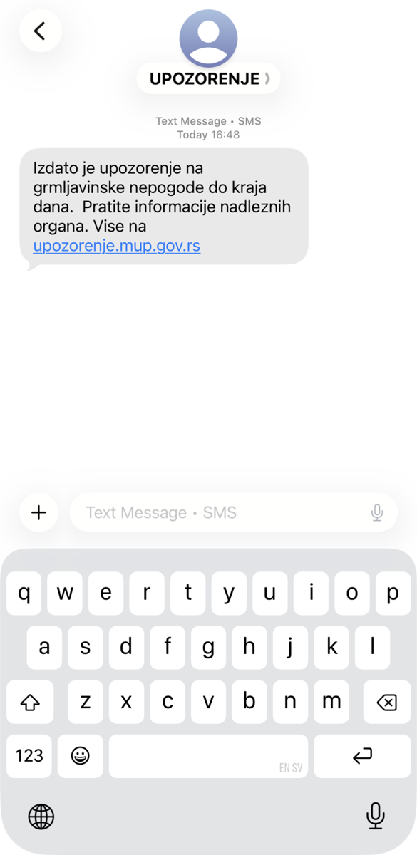 Građanima stigla hitna SMS upozorenja; Srbija na udaru oluje – stiže haos FOTO