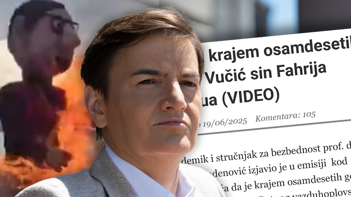 Brnabić objavila snimak sa lažnim naslovima i optužbama na račun Vučića
