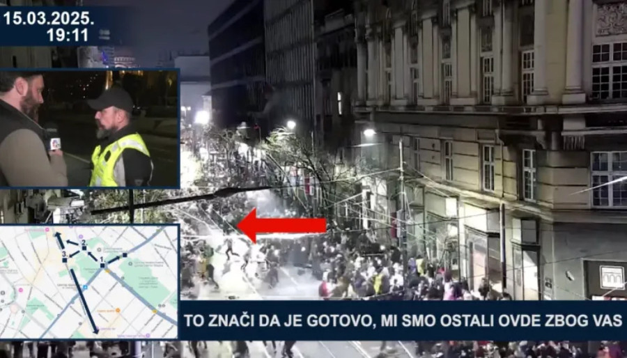 Objavljena rekonstrukcija događaja od 15. marta: Dva minuta i 46 sekundi koji su pokrenuli brojna pitanja