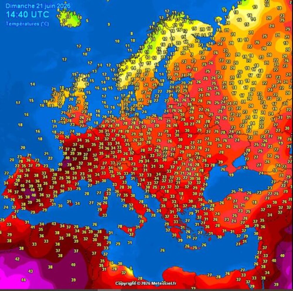 Oluja, Vrućine