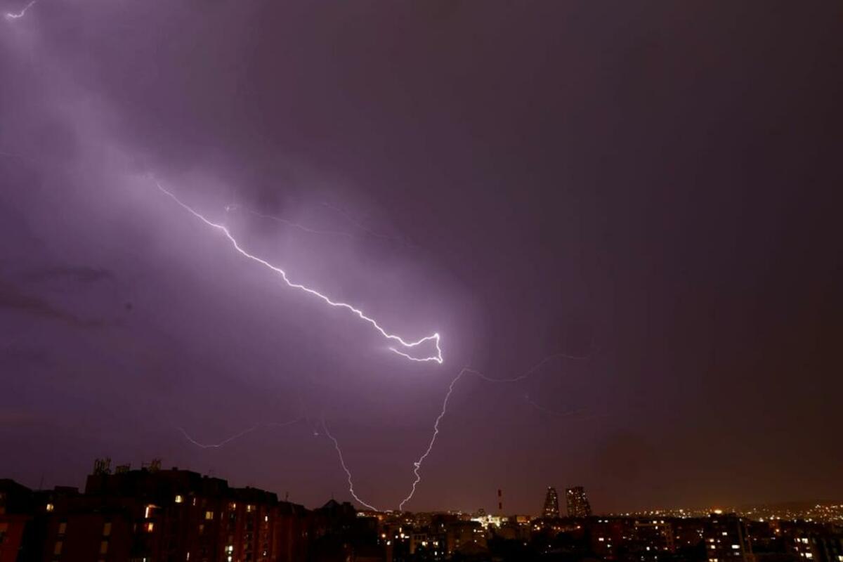 Grom izazvao požar u Podgorici
