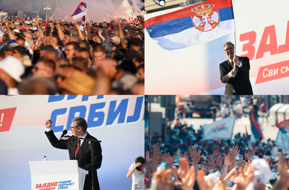 Vučić na skupu "Srbija – jedna porodica": "Za nekoliko nedelja podnosim ostavku"; "Hoću ujedinjenu Srbiju"