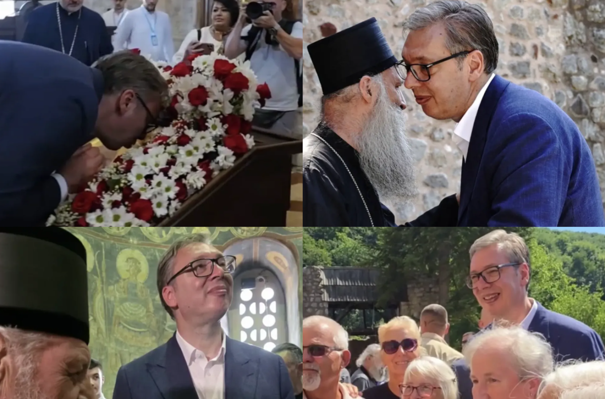 Vučić u manastiru Ravanica: "Narod koji poštuje svoje svetinje može sa sigurnošću da gradi svoju budućnost"