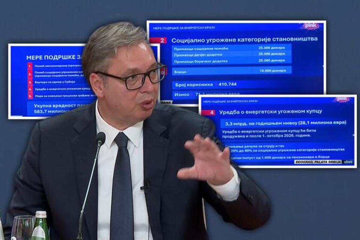 Aleksandar Vučić detaljno o novom paketu pomoći za penzionere