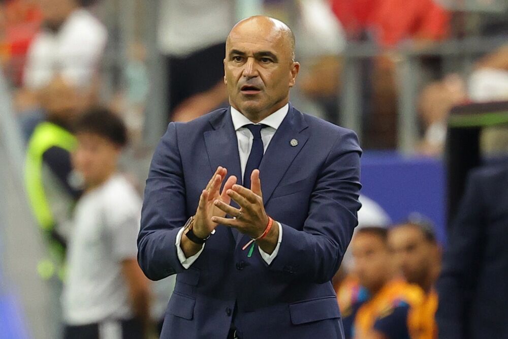 Roberto Martinez na utakmici Portugala i Španije u osmini finala Mundijala 2026. godine