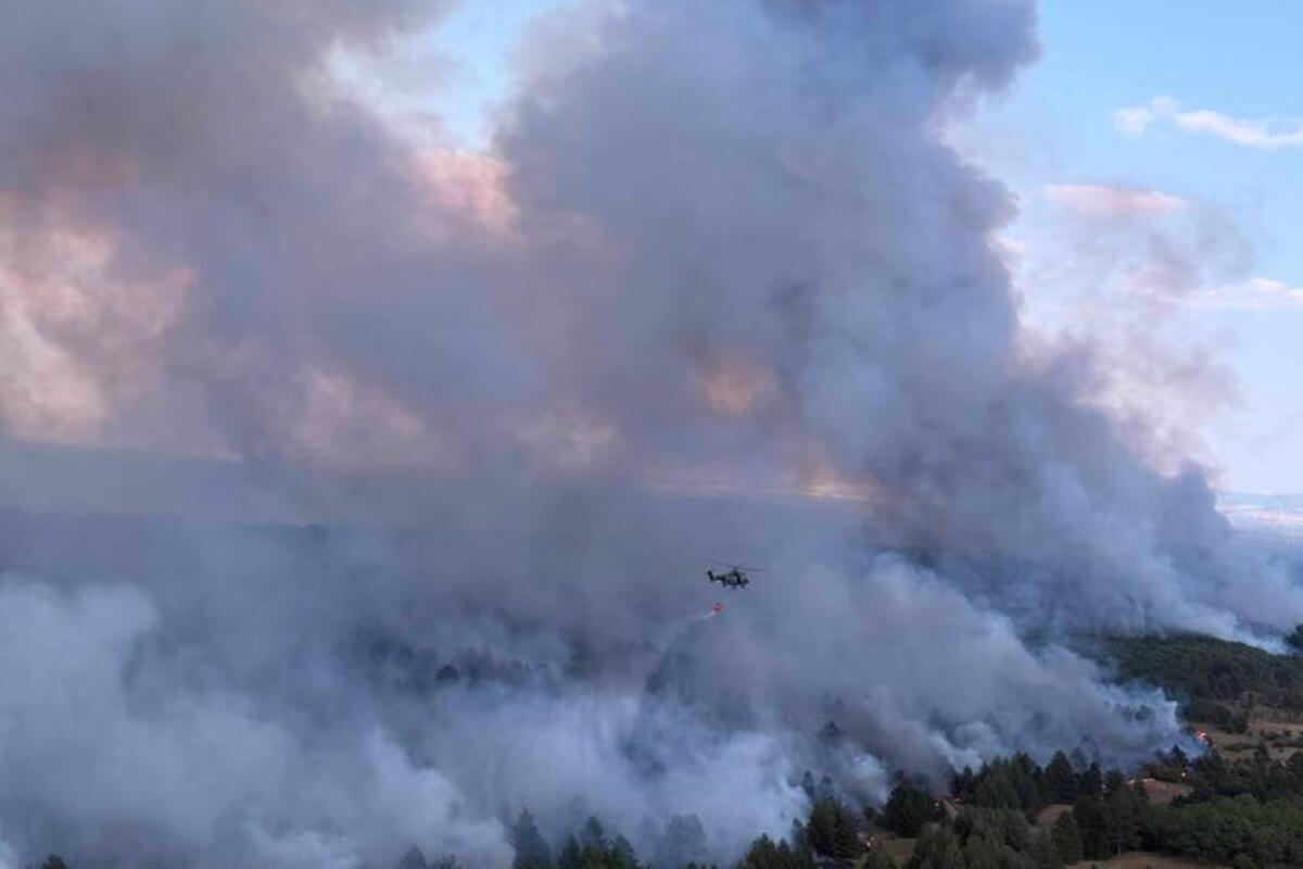 Zbog požara u Deliblatskoj peščari zatvoren deo puta Kovin-Bela Crkva