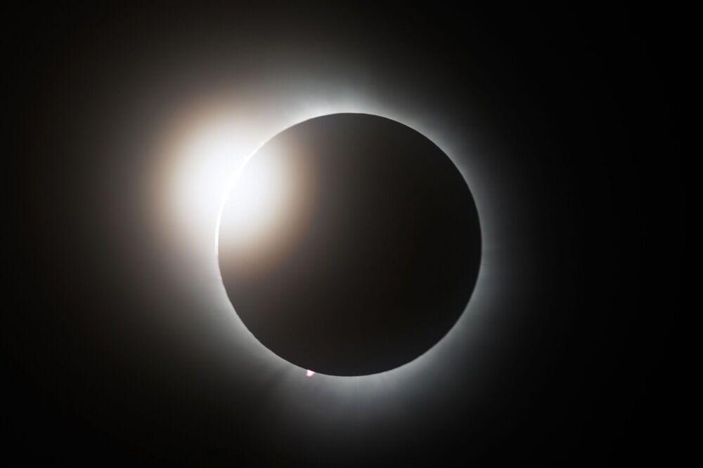 Pomračenje sunca, Amerika, Sunce