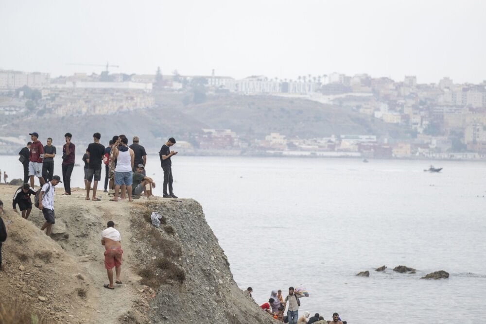 Seuta, Španija, Migranti