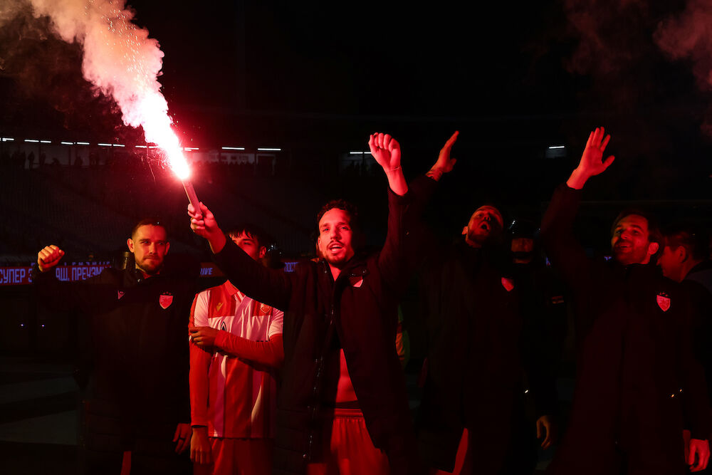 FK Crvena zvezda, Strahinja Eraković, Aleksandar Katai, Marko Arnautović, Luka Zarić, Timi Maks Elšnik