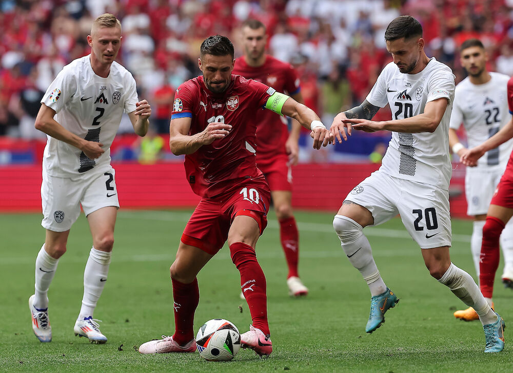 Fudbalska reprezentacija Srbije, Fudbalska reprezentacija Slovenije, Euro 2024, Dušan Tadić