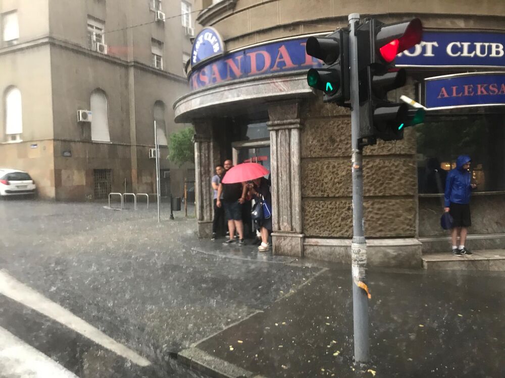 Pljuskovi u Beogradu