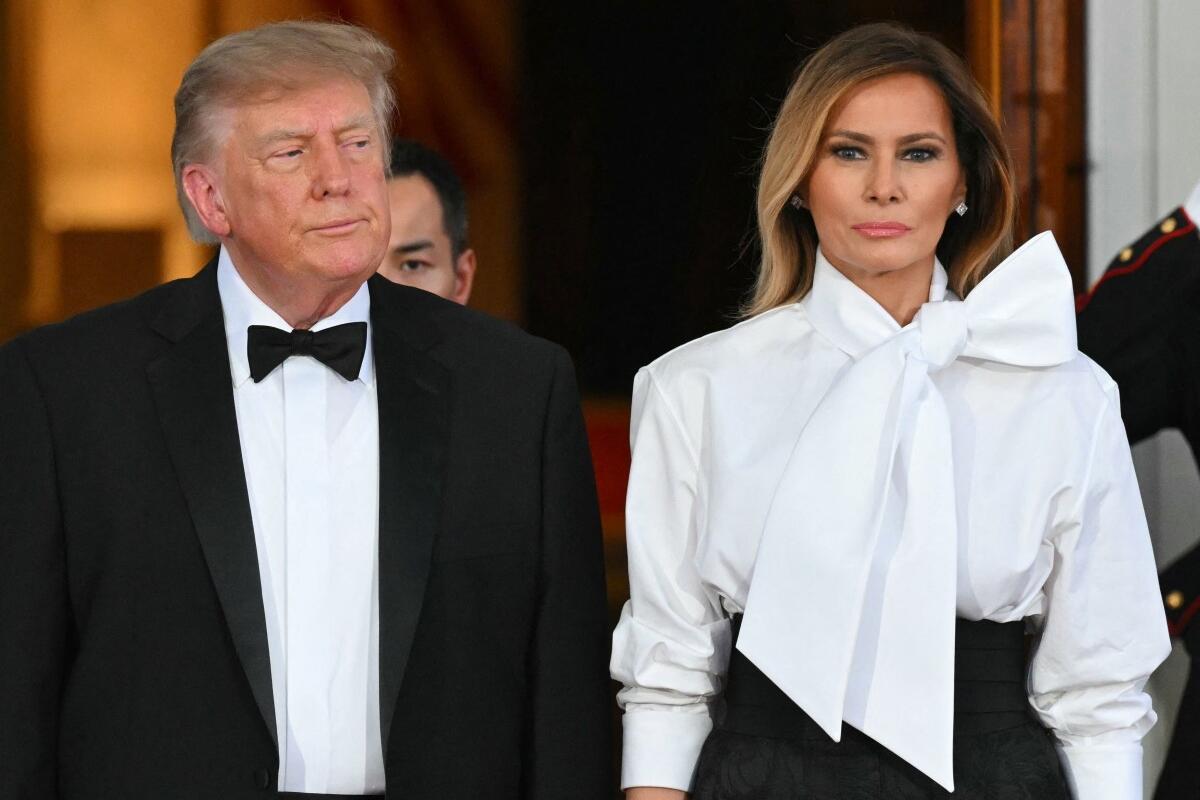 Stajling Melanije Tramp iz Bele kuće je prava modna iluzija