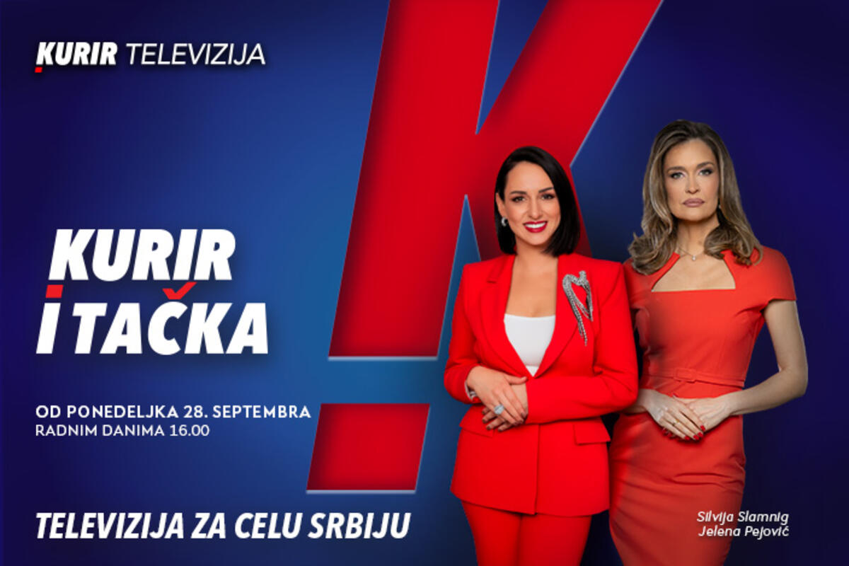 „KURIR I TAČKA“, NOVA INFORMATIVNA EMISIJA NA KURIR TELEVIZIJI – od danas, svakog radnog dana od 16.00