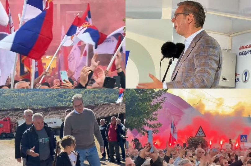 Vučić u Jagodini: "Neće da razgovara samo onaj ko krije nešto"; "Nešto najgore je podići ruku na ženu" VIDEO
