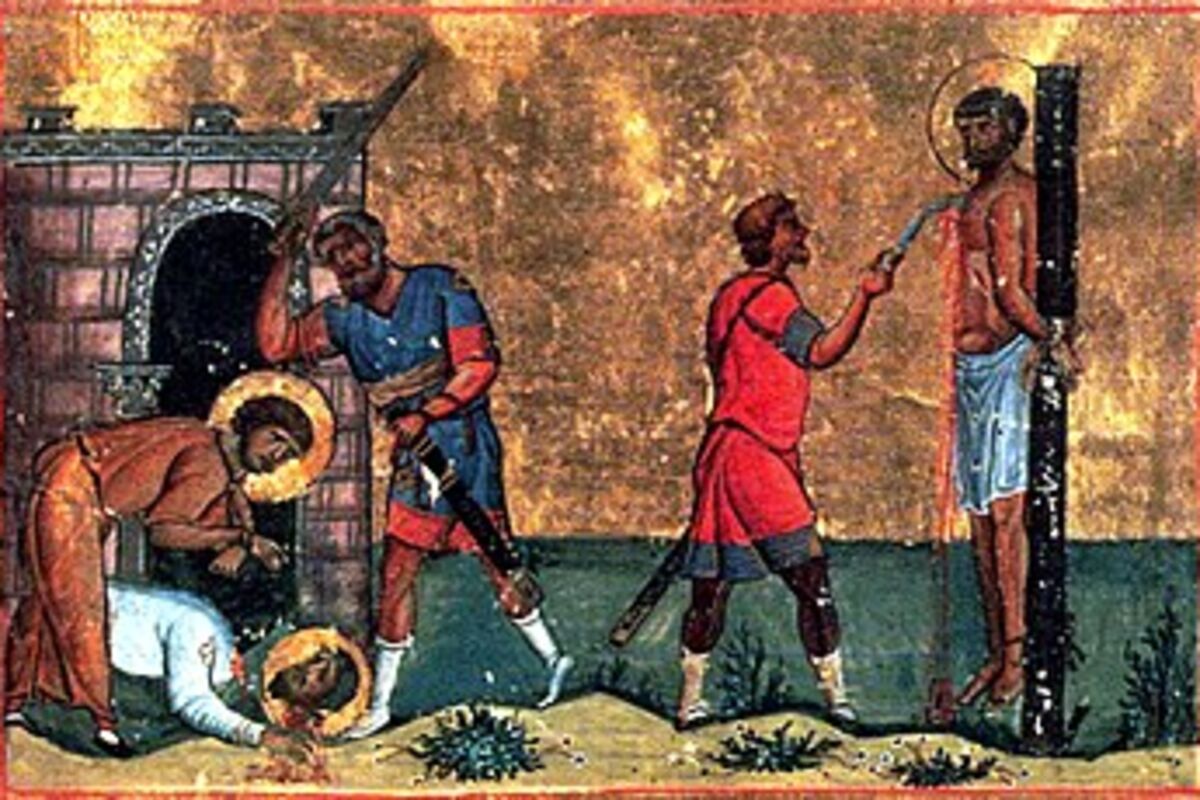 Sveti mučenici Trofim, Savatije i Dorimedont, običaj i verovanje
