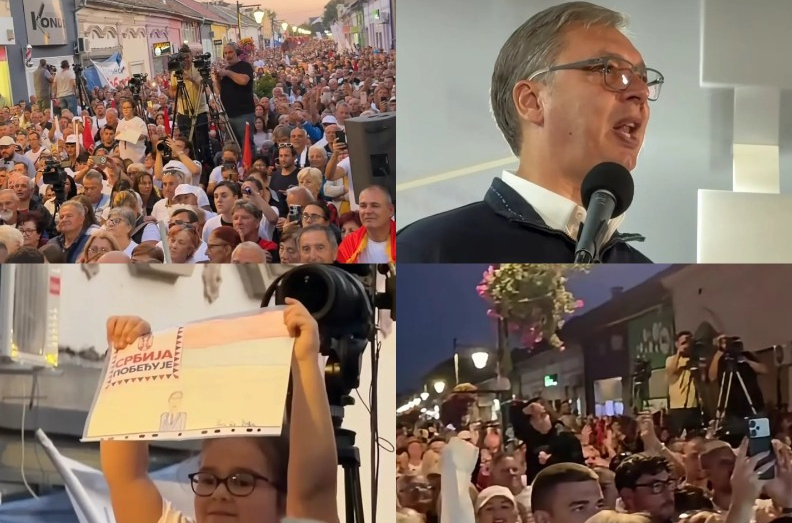 Vučić u Bačkoj Palanci: "Ja neću da pitam nikakve plenume, nikakve strance – pitaću samo svoj narod"