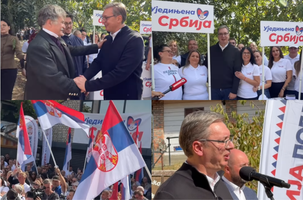 Vučić nastavio da obilazi Srbiju; Razgovara sa meštanima; "Da pobedimo ubedljivo, sa 500.000 glasova razlike"