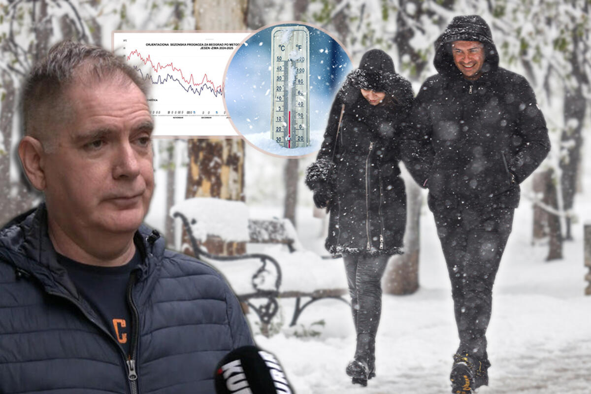 Ivan Ristić najavio da će sneg u Beogradu pasti krajem novembra