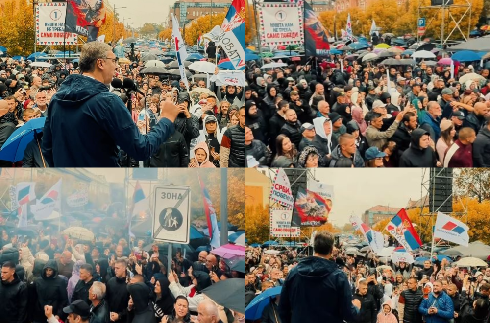 Vučić u Zrenjaninu: "Hoću da se u zemlji pitaju i odlučuju građani Srbije, a ne plenumi i stranci" FOTO/VIDEO