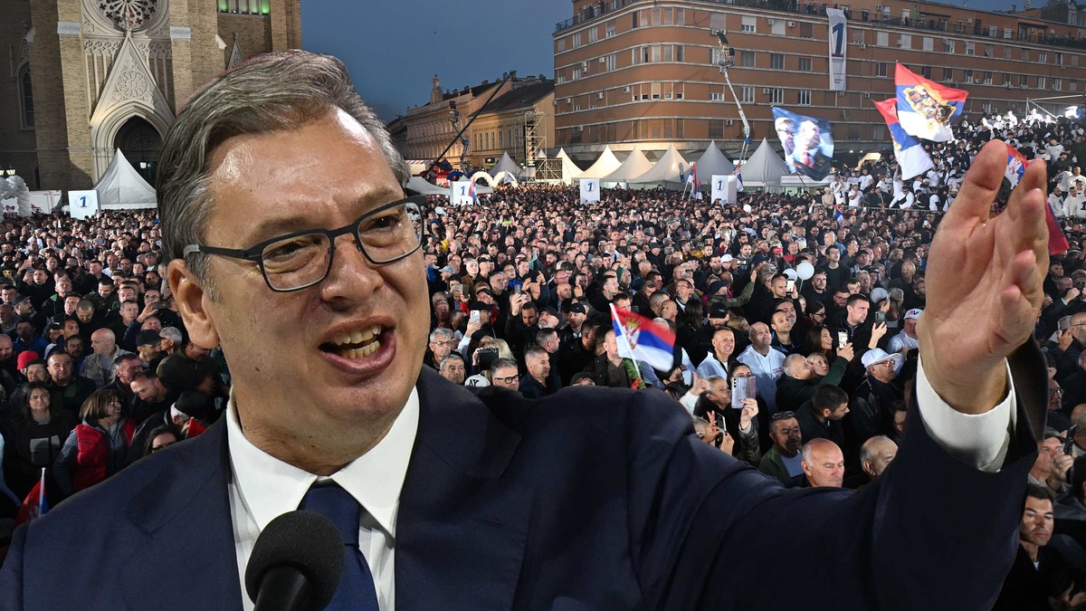 Vučić u Novom Sadu: Protivnicima ćemo da pružimo ruku, ali ćemo prvo da ih pobedimo