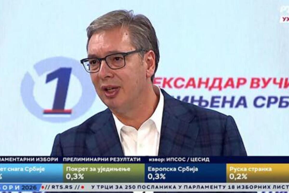Vučić saopštava rezultate izbora