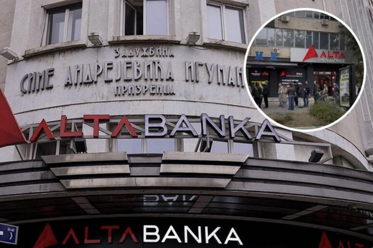 Ogromni redovi ispred Alta banke nakon oduzimanja dozvole