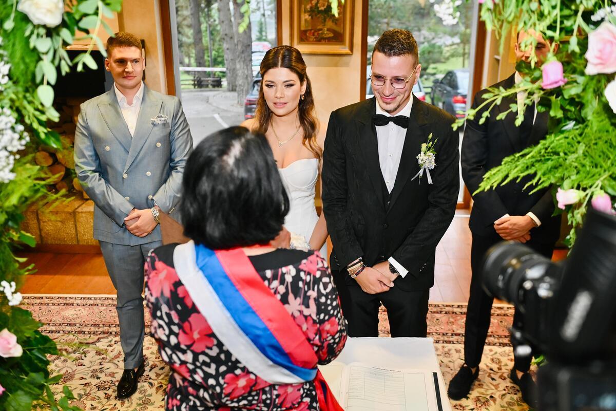 Dušan Šljivić se oženio na Zlatiboru