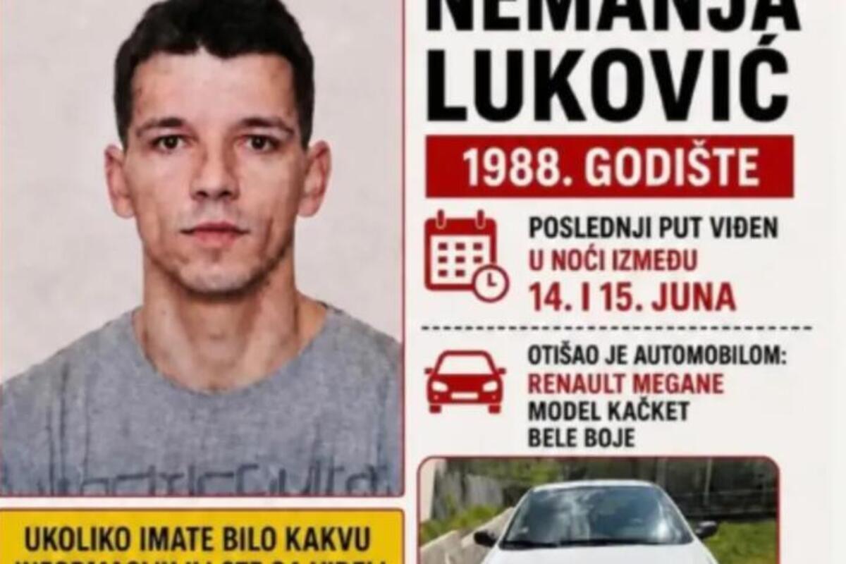 24 sata nema vesti o nestalom Nemanji Lukoviću iz Kragujevca
