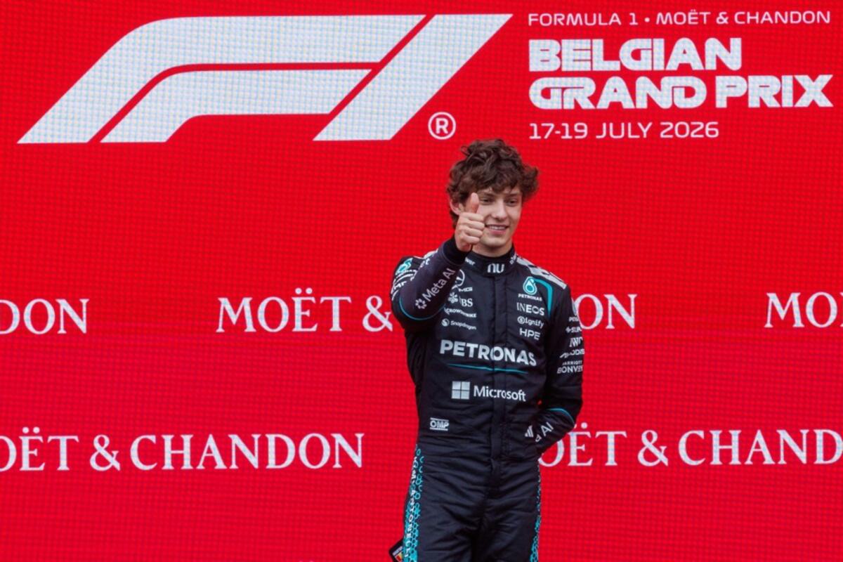 Kimi Antoneli najbolji u Belgiji! Hamilton da se pita šta ga sve nije i neće zadesiti