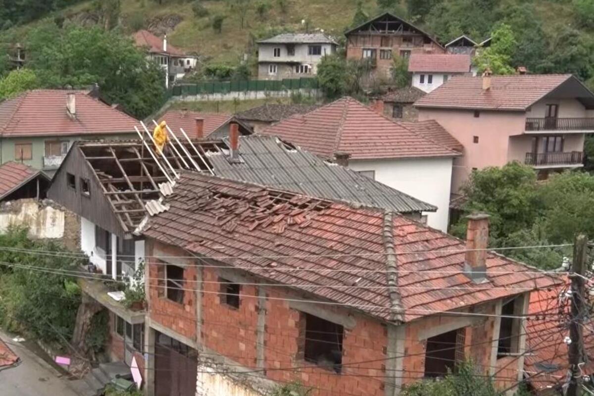 Olujno nevreme napravilo veliku štetu u Štrpcu