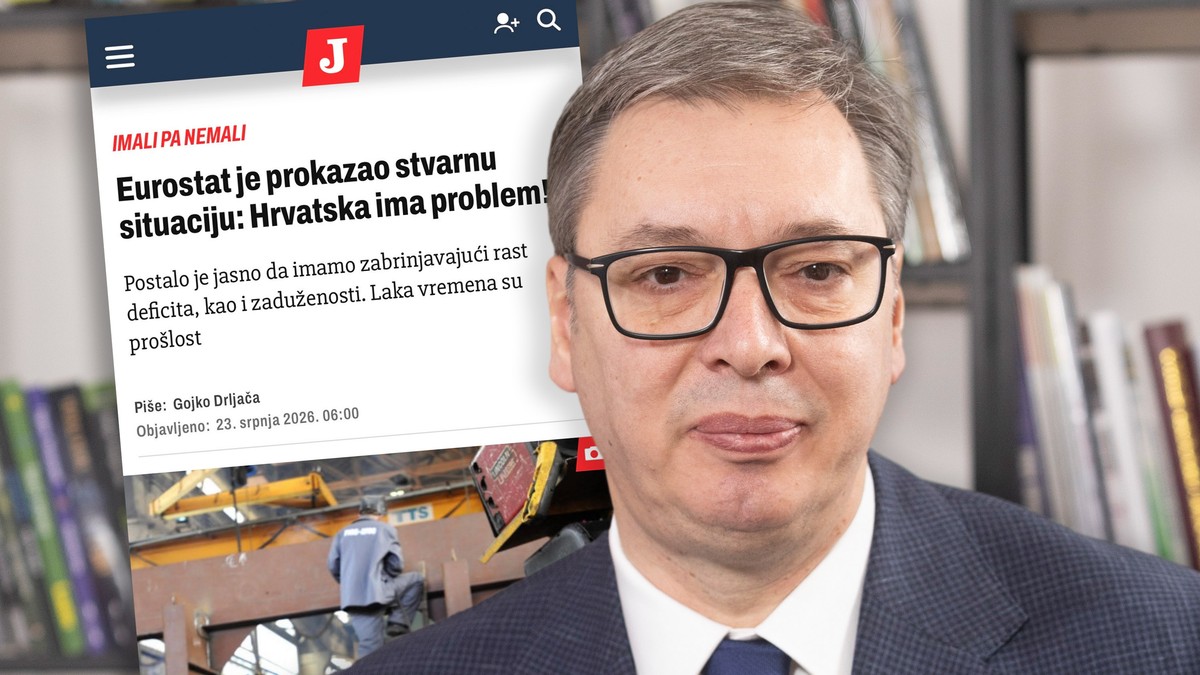 DOLAZE TEŠKE GODINE ZA HRVATSKU DOK RAST SRPSKE PRIVREDE PREMAŠUJE EVROZONU! Evrostat ogolio surovu istinu, hrvatski mediji UPALILI ALARM: Vučićeva ekonomska politika dala rezultate