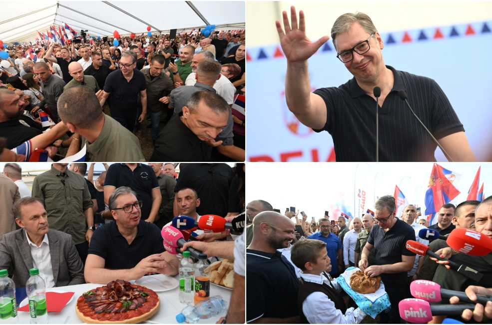 Vučić u Bogatiću: "Porodica je stub srpskog društva, uvek je bila i biće, žao mi je onih koji to ne razumeju"