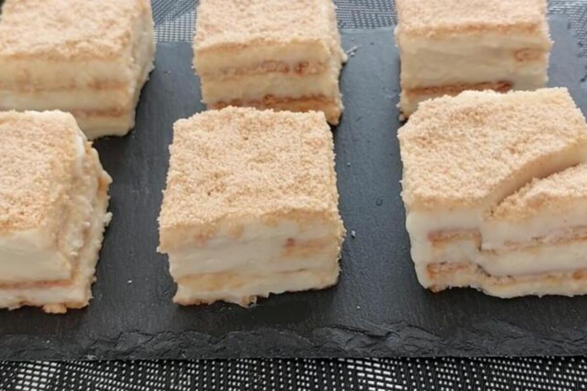 Ledeni beli kolač od 3 sastojka