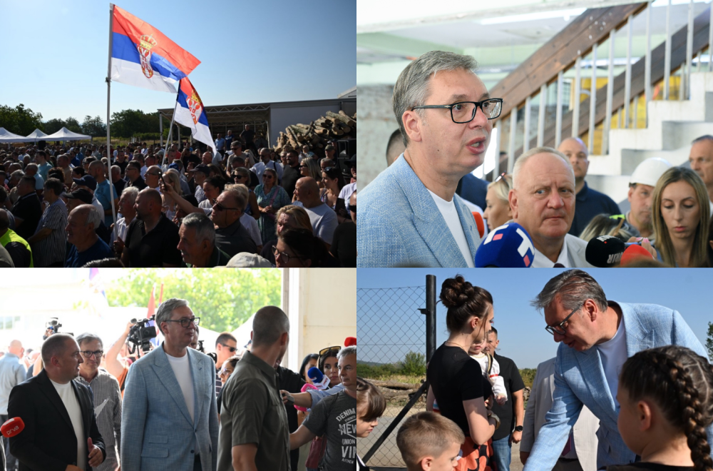 Vučić u Prekodolcu: Najavio nove kilometre, poseban program za jug Srbije; "Mora da bude brži napredak" FOTO