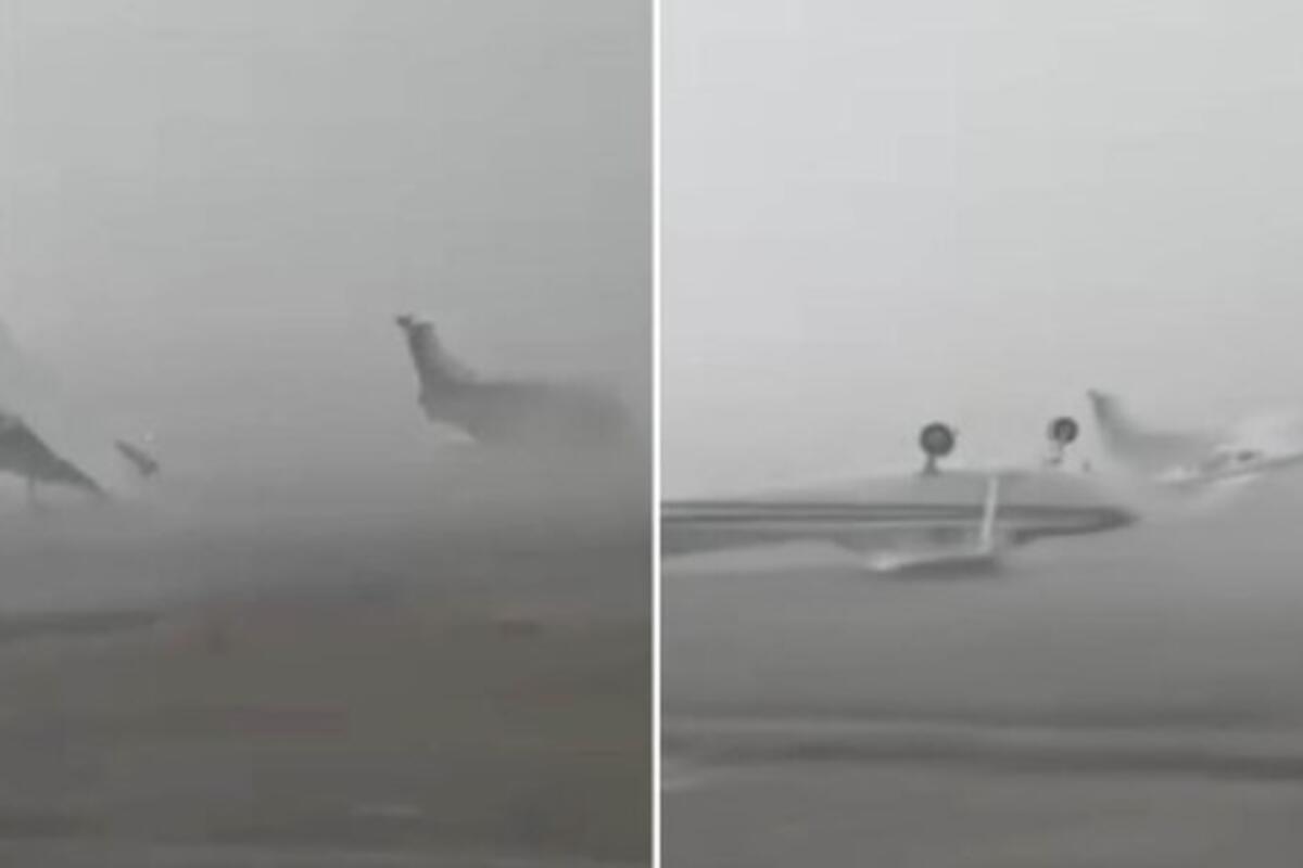 Avioni se prevrnuli na pisti aerodroma