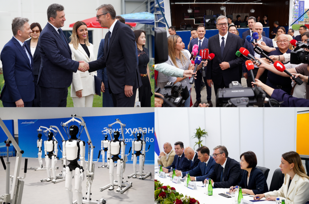 Vučić na otvaranju fabrike robota u Šapcu: "Ovo je pionirski poduhvat"; "Pisaće 'Made in Serbia'" FOTO/VIDEO