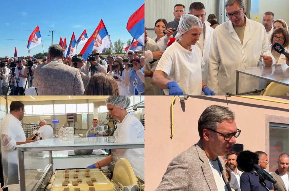 Vučić u Adi: Obilazi preduzeće; Najavio nova ulaganja u Kikindi: Nakovo–Mokrin među prioritetima FOTO/VIDEO
