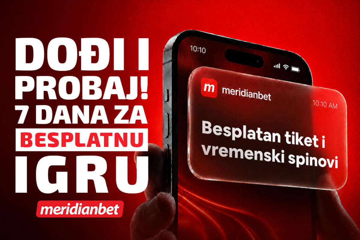 STIGAO JE NOVI BONUS DOBRODOŠLICE: Ne biraj između sporta i slota – Meridianbet donosi najbolje od oba sveta!