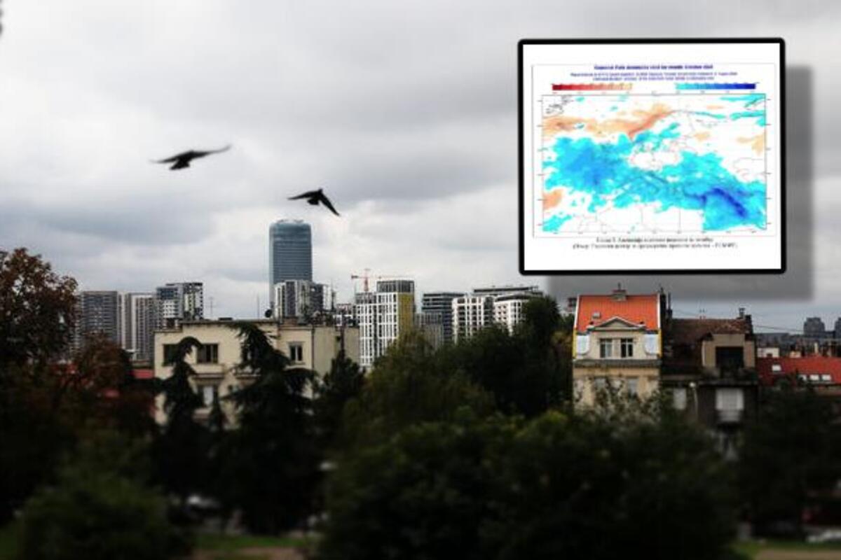 Detaljna vremenska prognoza za oktobar najavljuje puno kiše