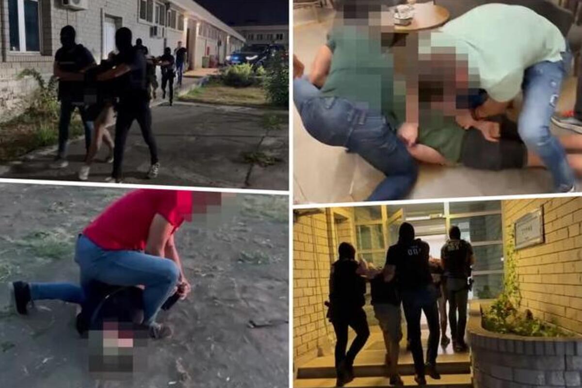 Snimak hapšenja reketaša u tržnom centru u Beogradu