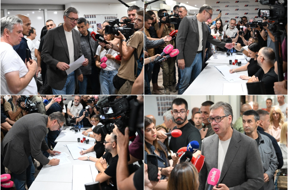 Vučić se zahvalio na više desetina hiljada potpisa: Boriću se za Ujedinjenu Srbiju, za Srbiju koja hita napred