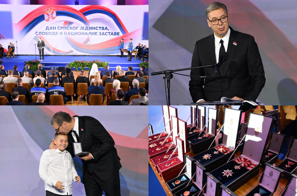 Vučić dodelio odlikovanja: "Proslavljamo naše uskrsnuće"; "Žrtva naših predaka nije bila uzaludna" FOTO/VIDEO