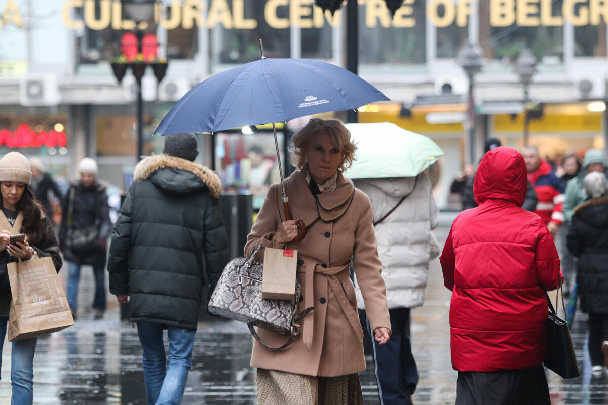 U Srbiji od nedelje osetan pad temperature i pljuskovi